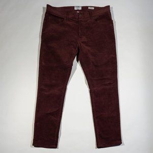 USED Goodfellow Slim Straight Corduroy 5-Pocket Pants